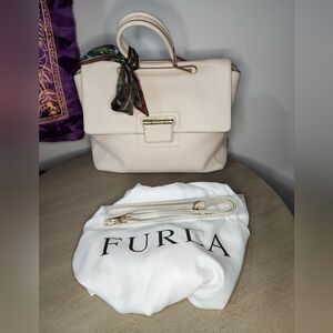 Furla Satchel In Cream